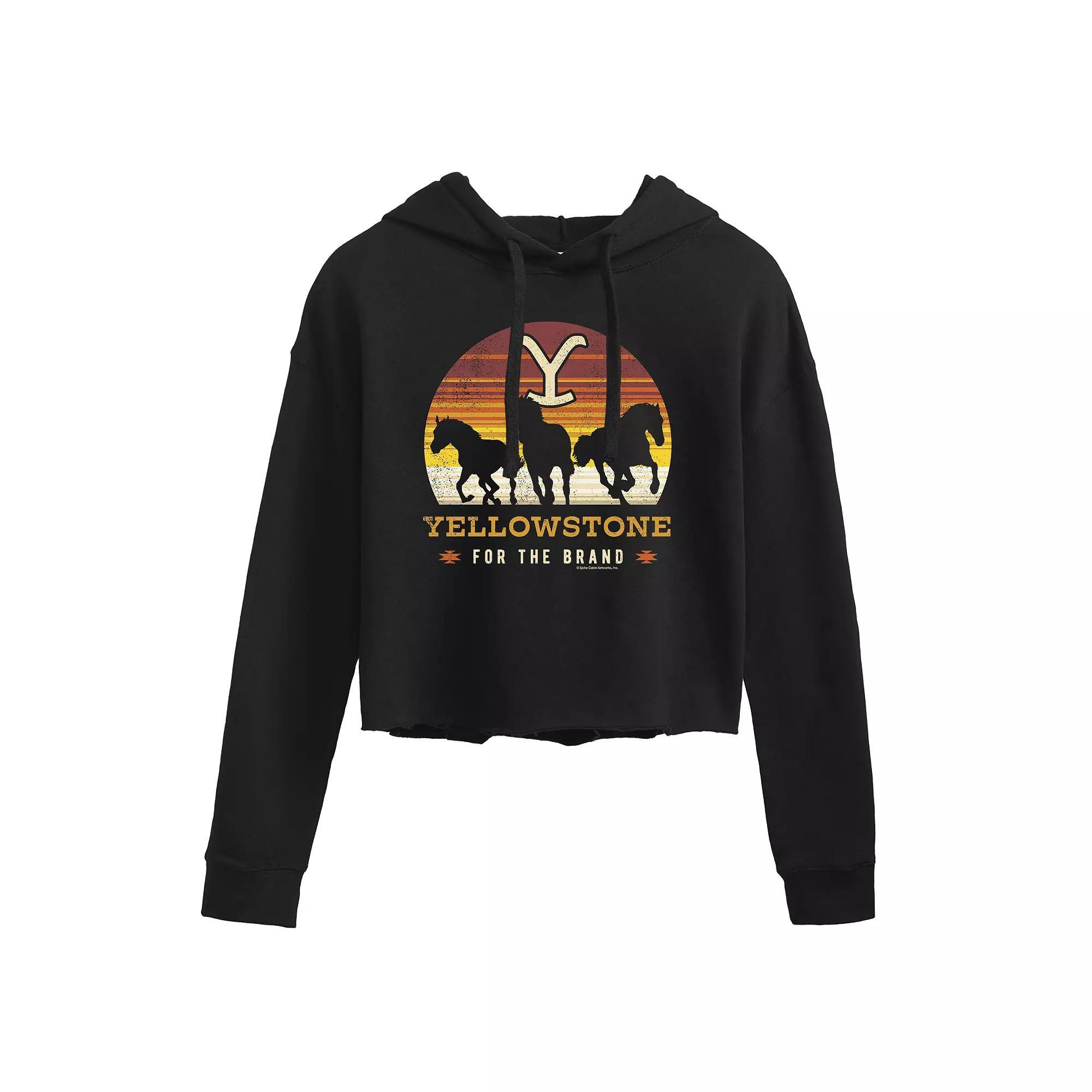 Juniors Ghostbusters I Aint Afraid Cropped Hoodie, Girls Product Image