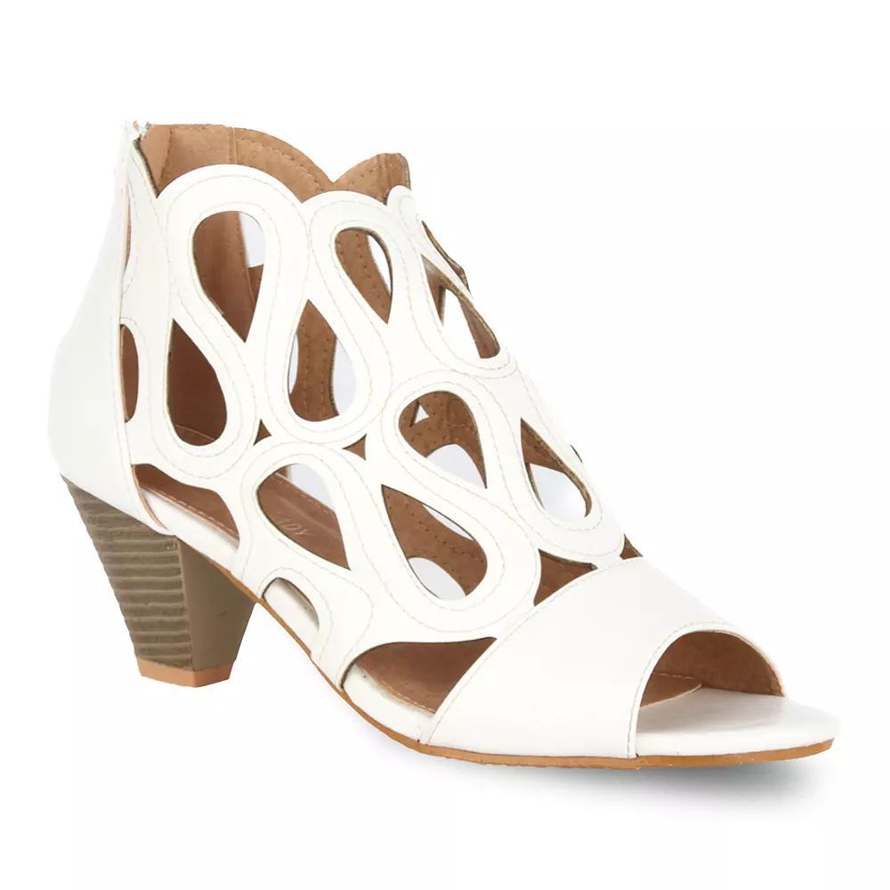 Henry Ferrera Women's Charm 101 Casual Comfort Dressy Sandals, Size: 8.5, White Product Image