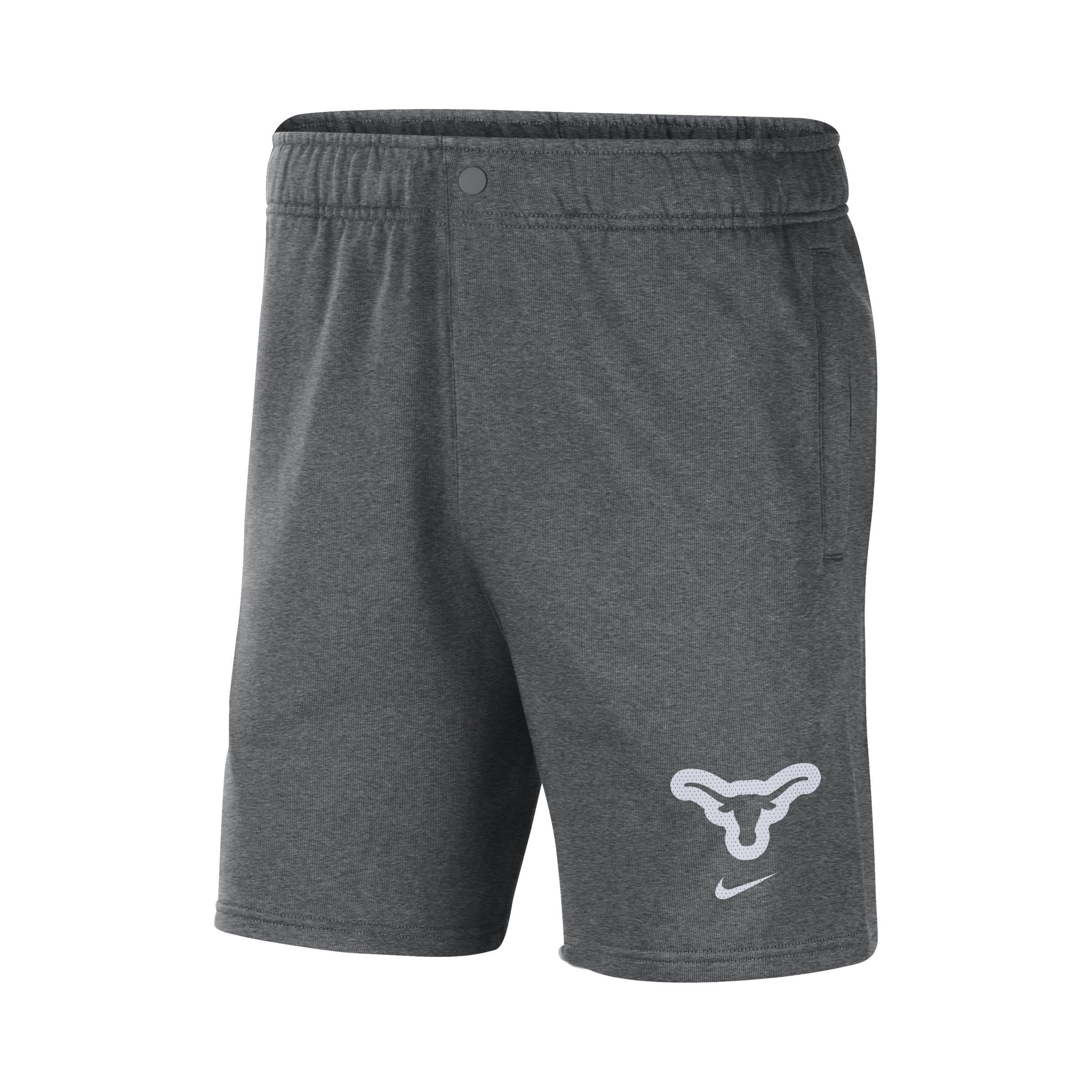 Men's Nike Gray LSU Tigers Fleece Shorts, Size: Small, Grey Product Image