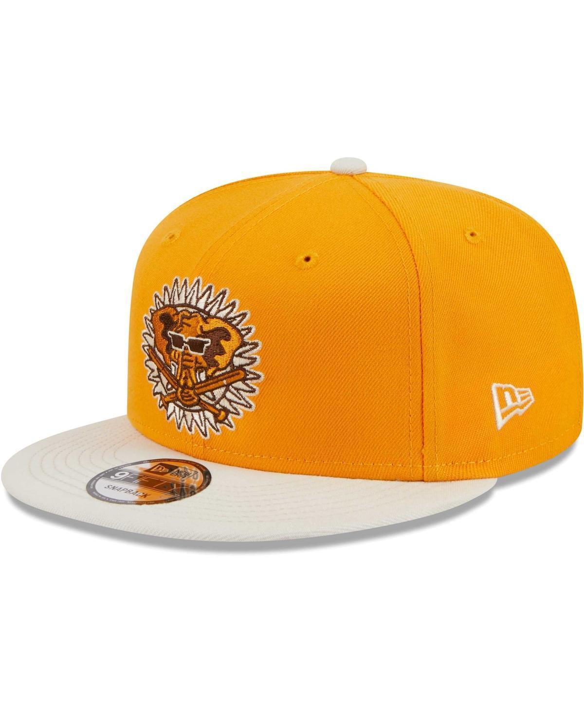 Men's New Era Gold Oakland Athletics Tiramisu  9FIFTY Snapback Hat Product Image