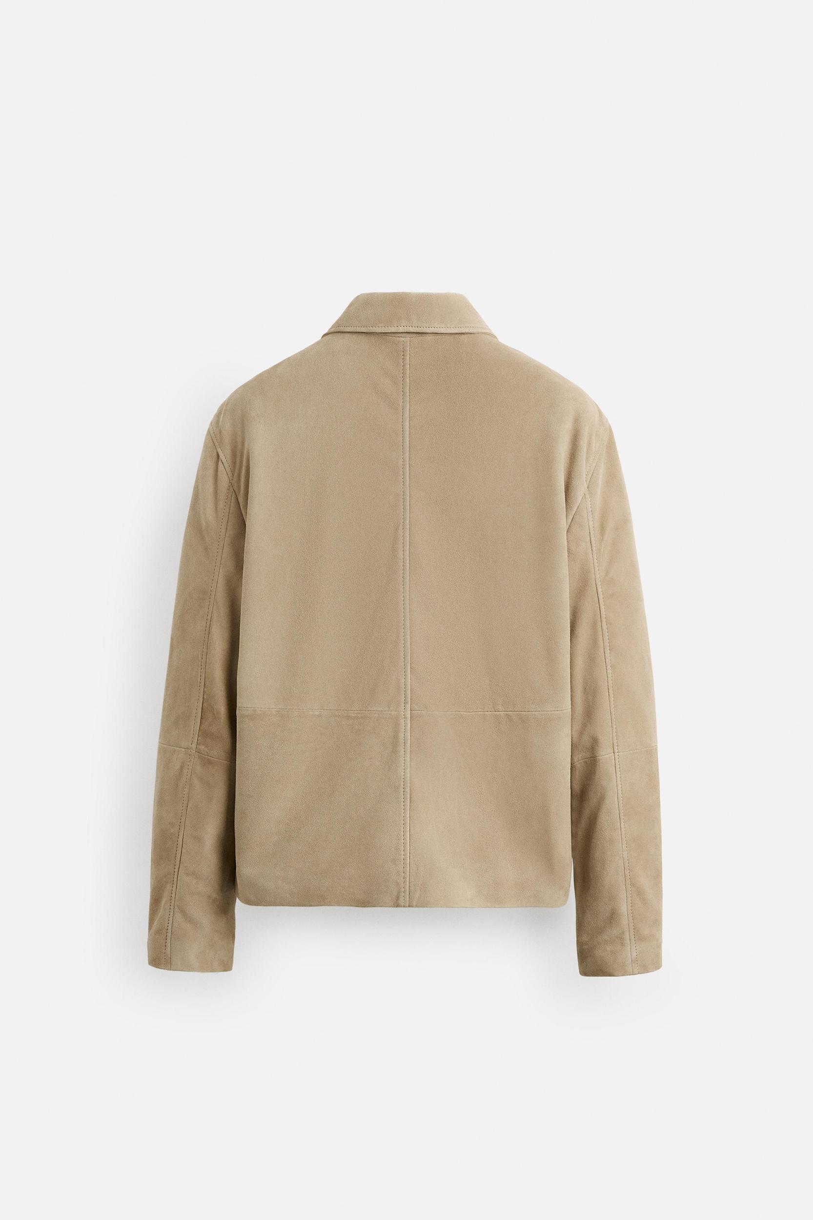 SUEDE OVERSHIRT Product Image