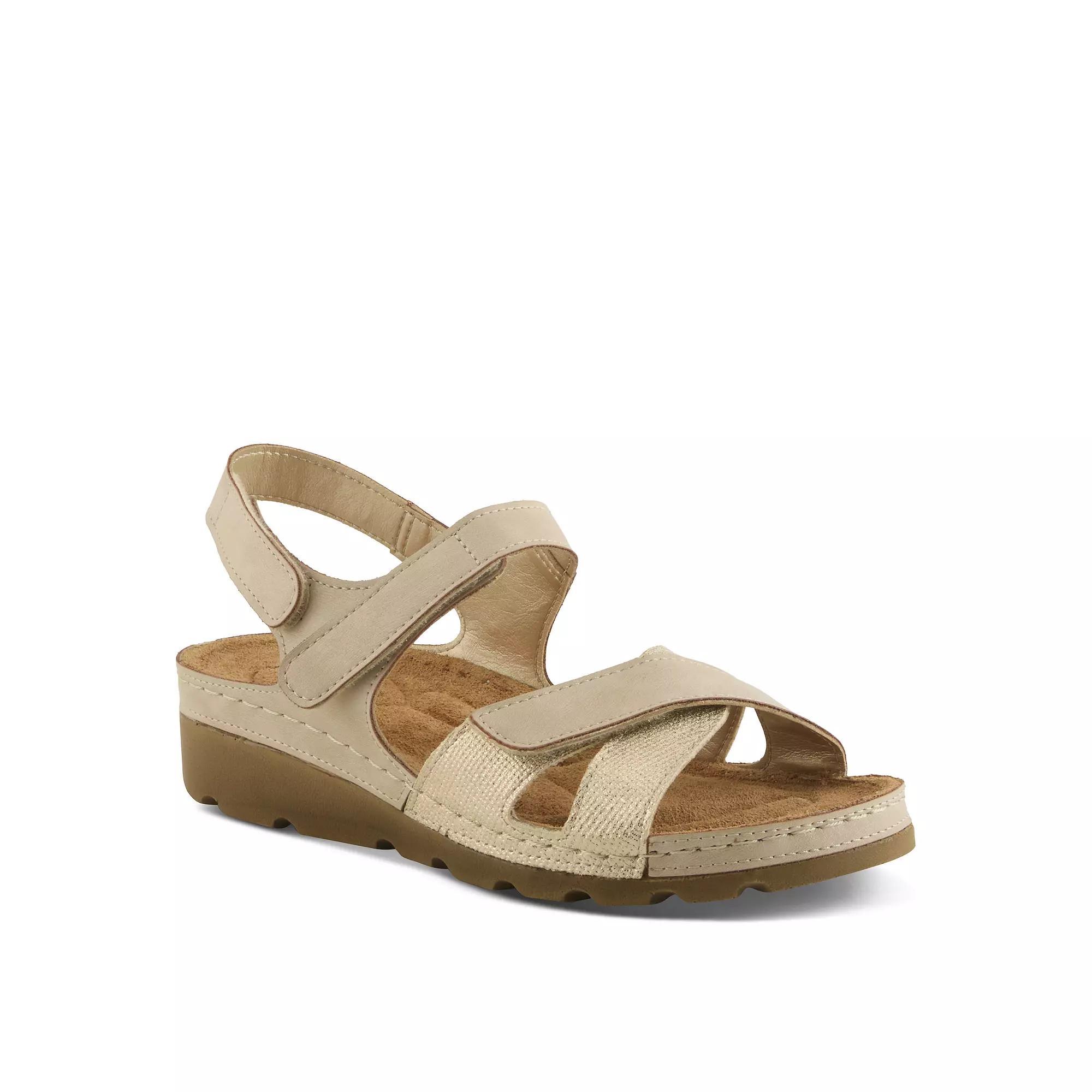 Flexus by Spring Step Orwell Women's Ankle Strap Sandals, Size: 40, Soft Gold Product Image