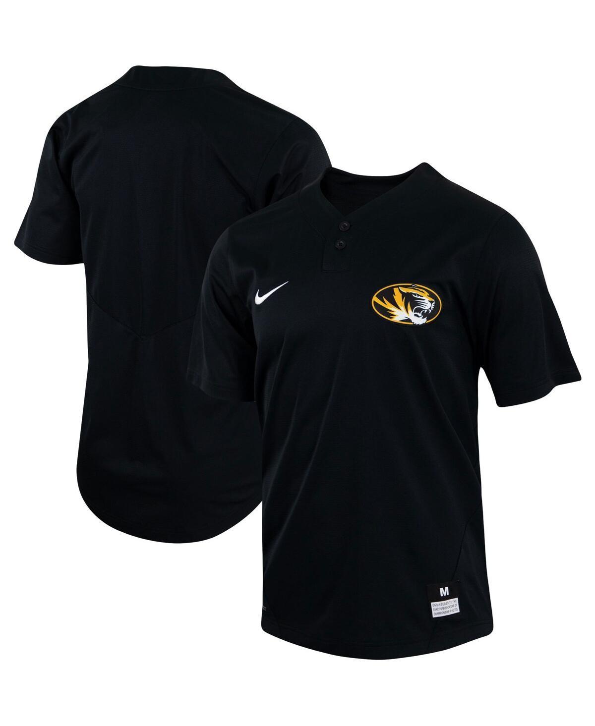 Men's Nike Black Missouri Tigers Two-Button Replica Baseball Jersey, Size: XL Product Image
