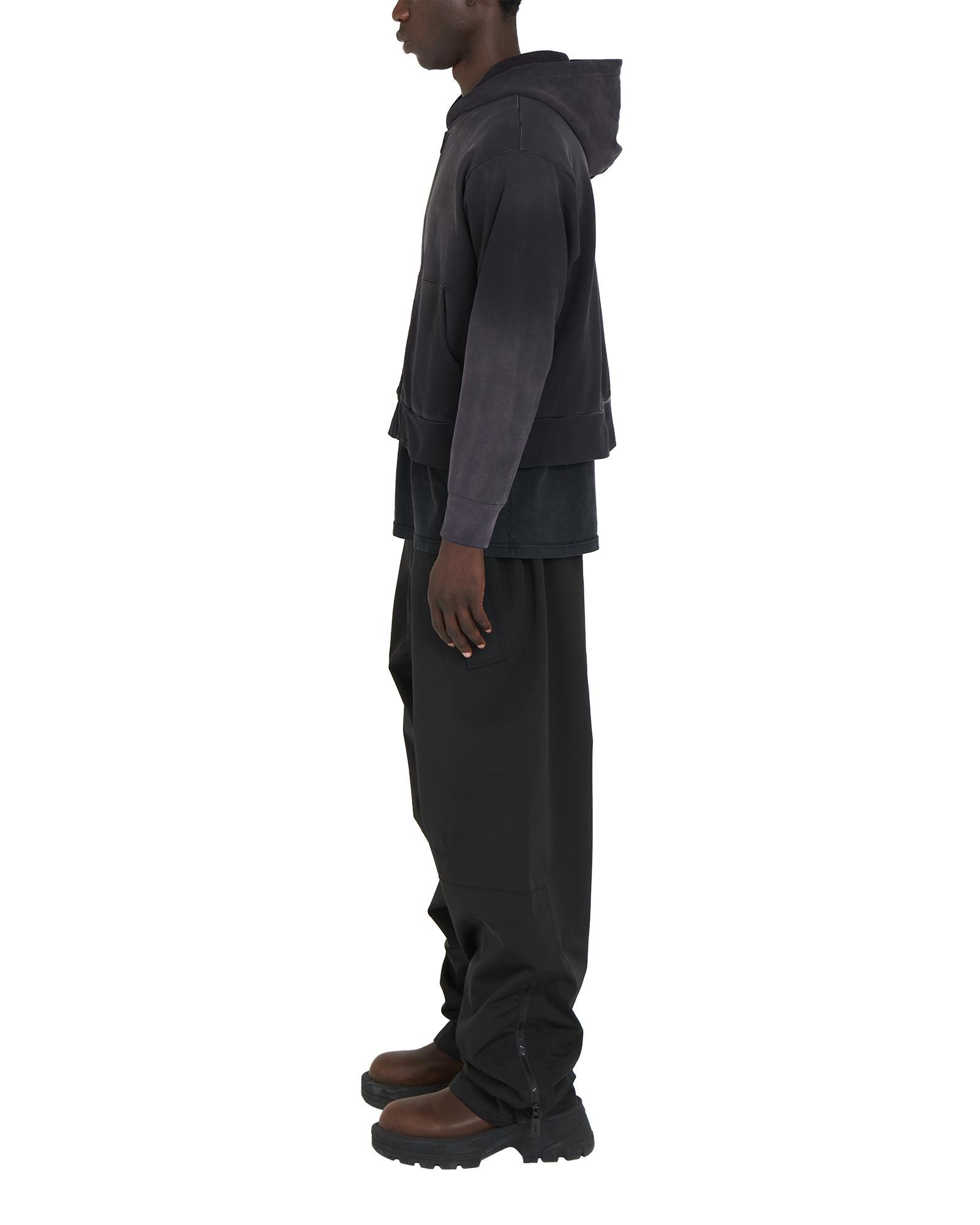 1017 ALYX 9SM | BLACK GARMENT DYE REVERSIBLE ZIP-UP HOODIE | SWEATSHIRTS Product Image