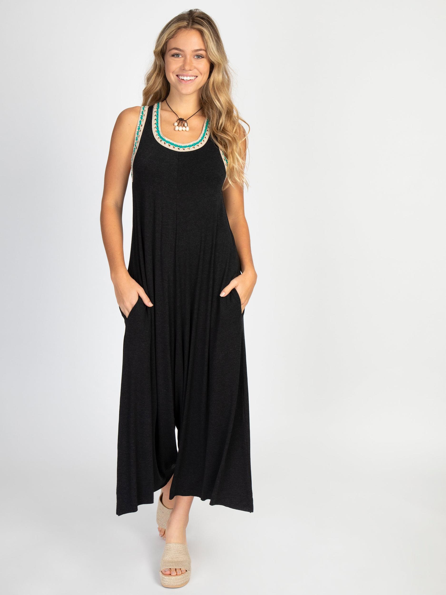 Willow "ButterSoft" Jumpsuit - Charcoal Product Image