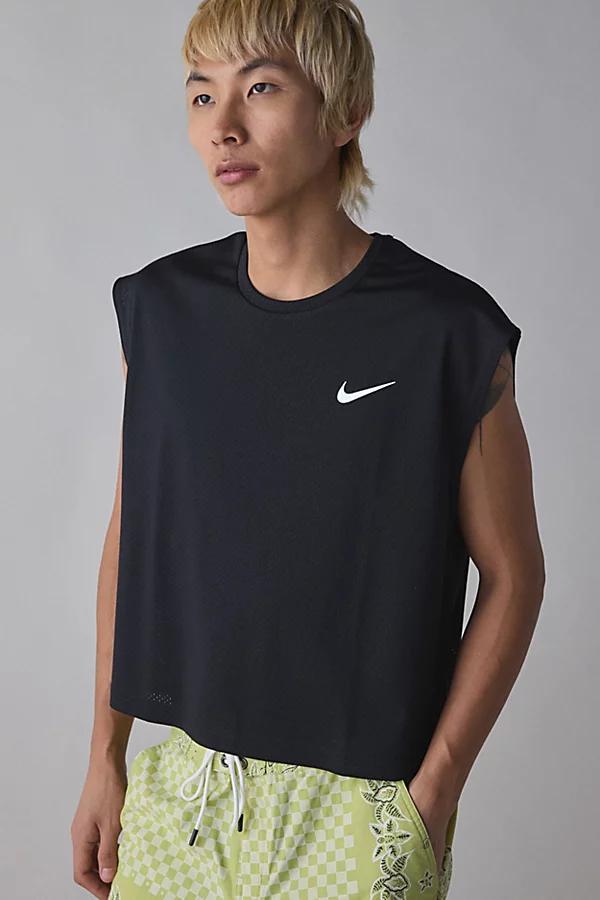 Nike UO Exclusive Cropped Swim Shirt Top Mens at Urban Outfitters Product Image