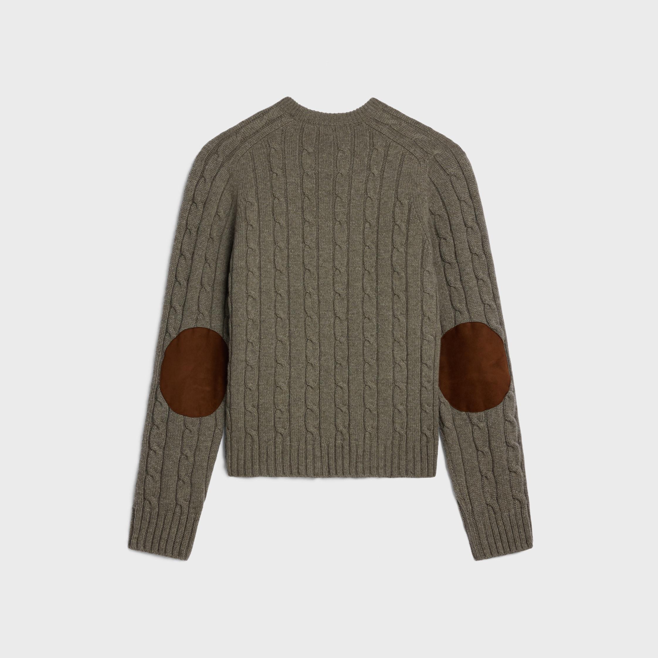 triomphe sweater in cable-knit cashmere Product Image