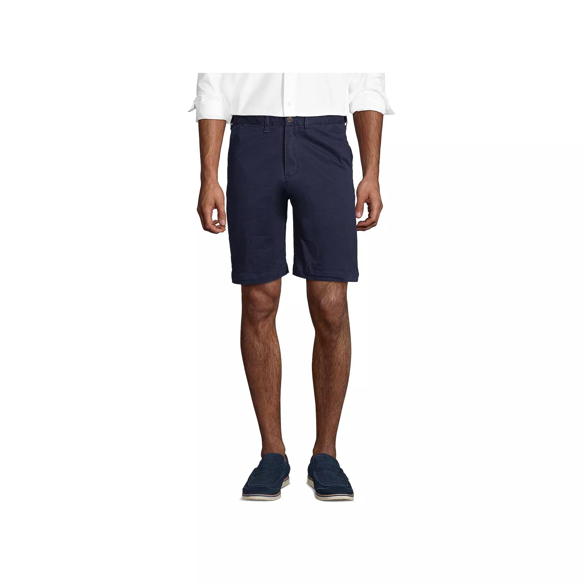 Big & Tall Lands' End 9" Comfort-Waist Knockabout Chino Shorts, Men's, Size: 52, Soft Pink Product Image
