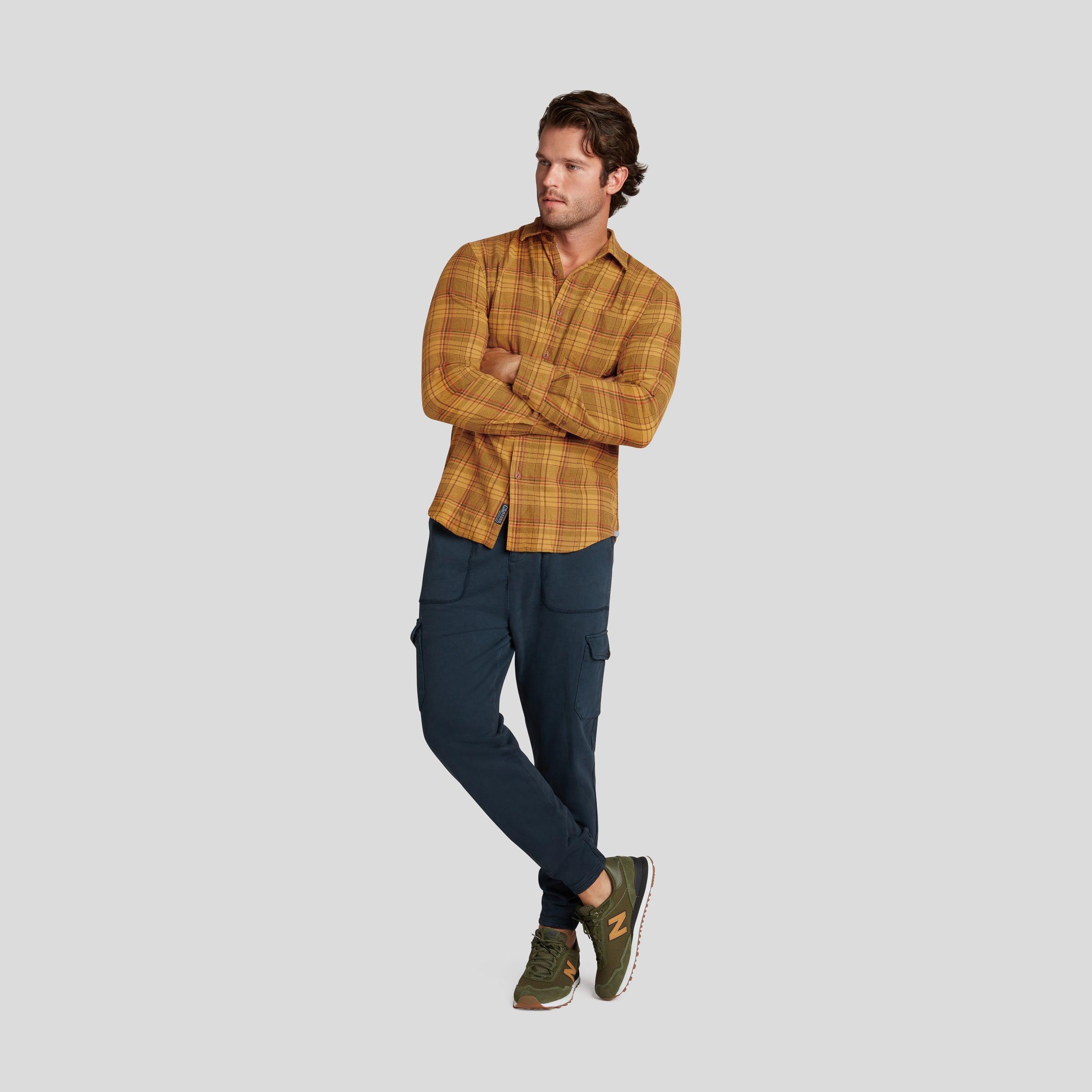 Hamden Retro Flannel - Spruce Yellow (Final Sale) Product Image