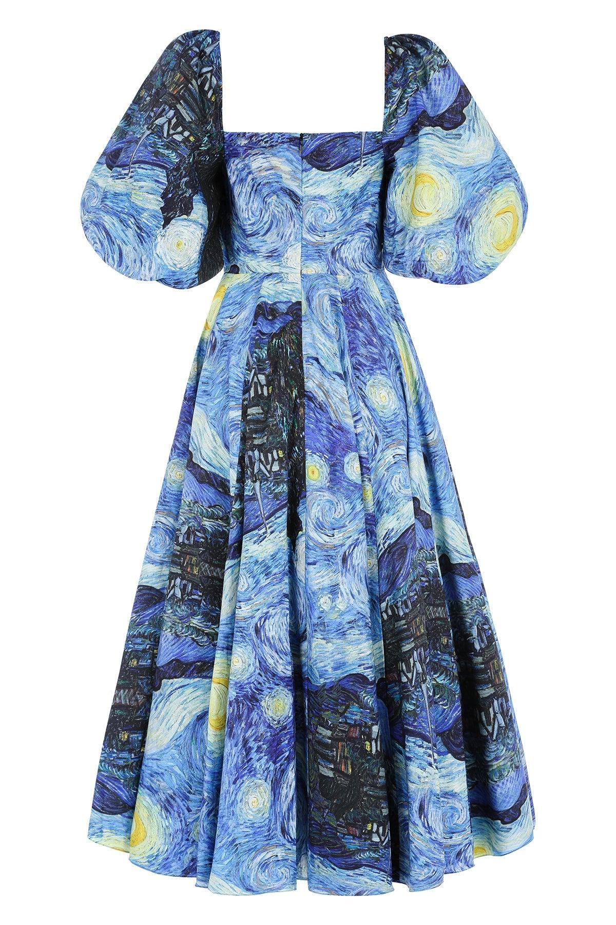 The Starry Night Day Dress Product Image