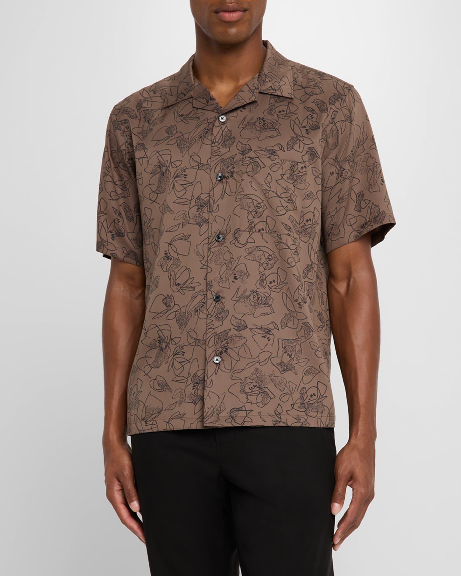 Mens Noll Floral Short-Sleeve Shirt Product Image