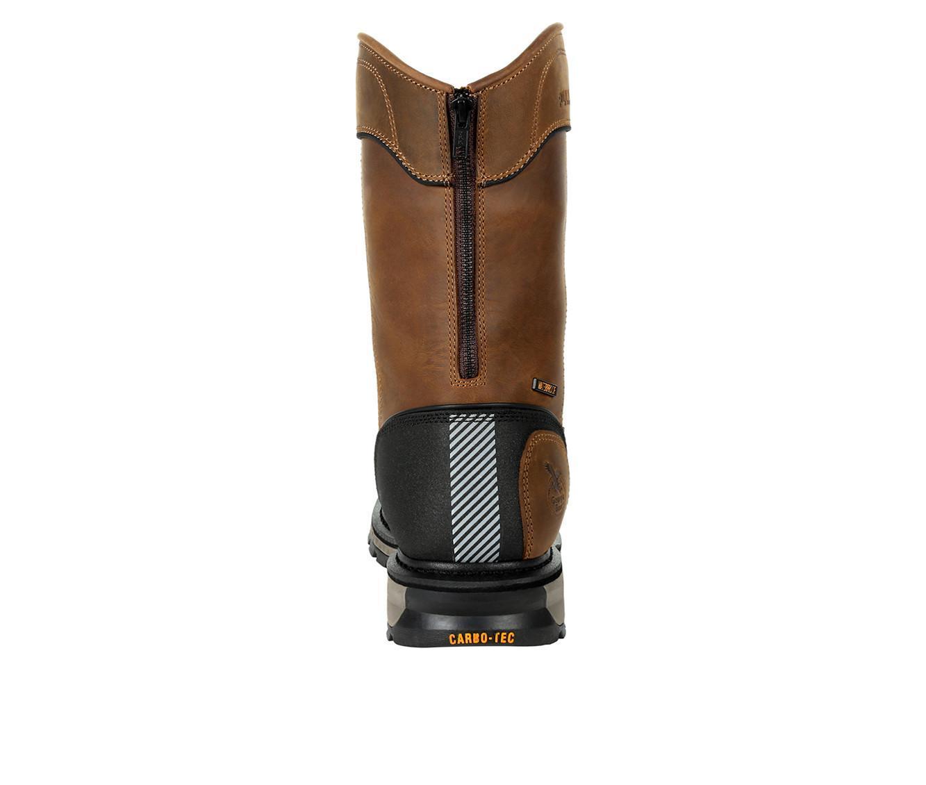 Men's Georgia Boot Carbo-Tec LTX Waterproof Composite Toe Pull On Work Boots Product Image