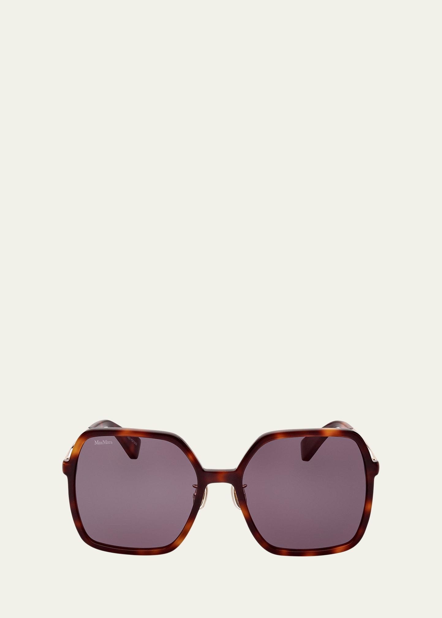 Mixed-Media Square Sunglasses Product Image