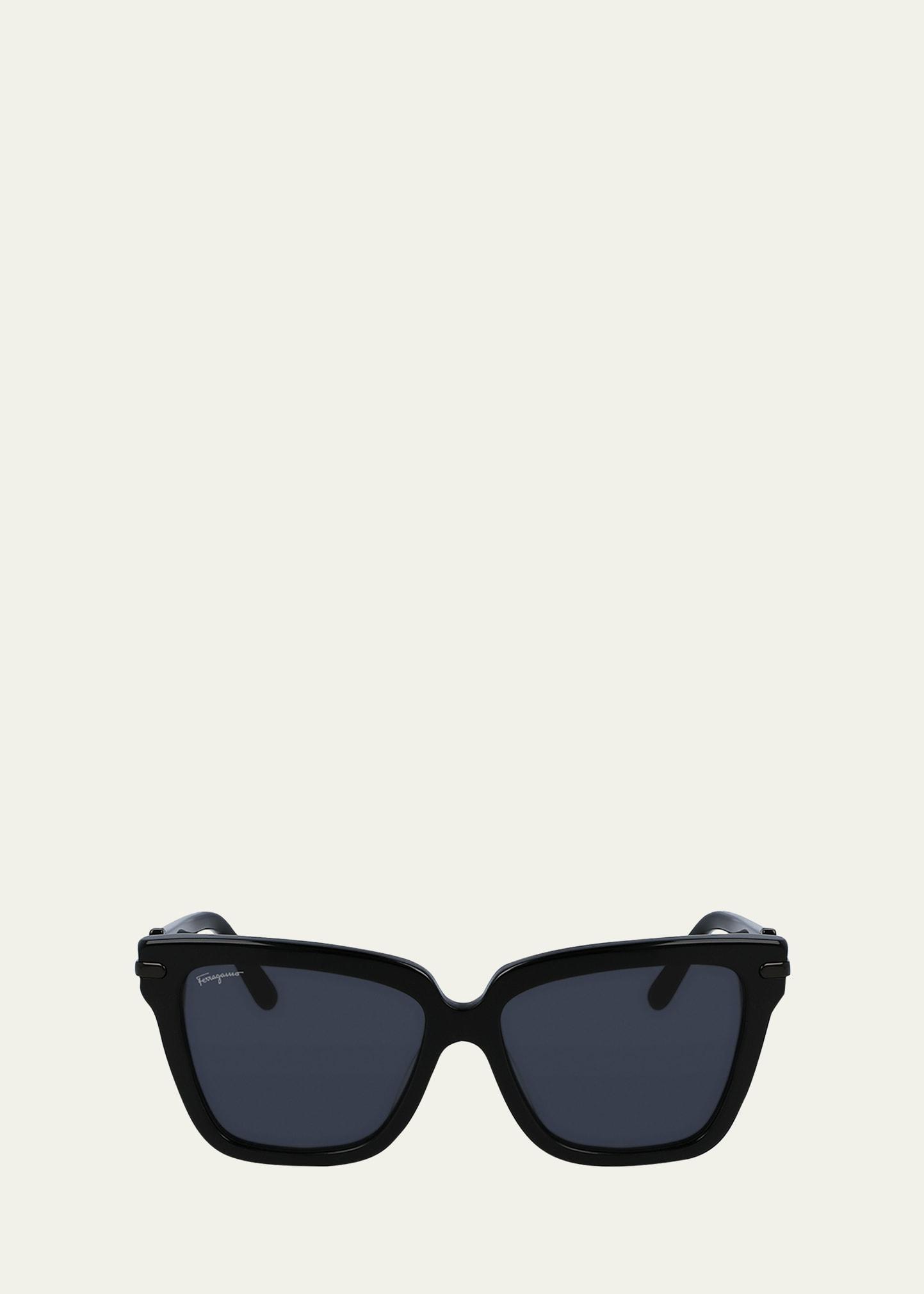 Gancini Square Acetate Sunglasses Product Image