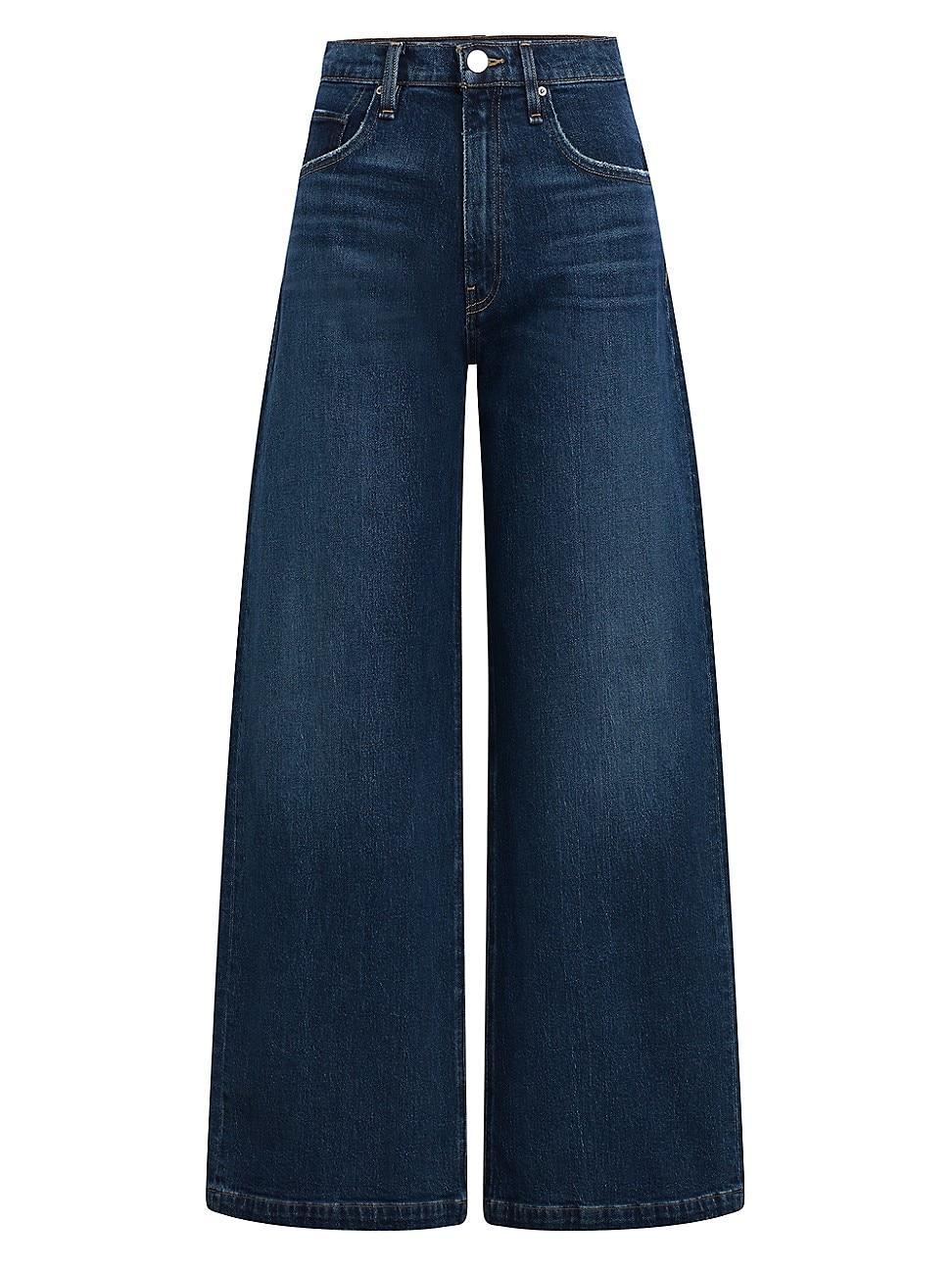 Womens James High-Rise Wide-Leg Jeans Product Image