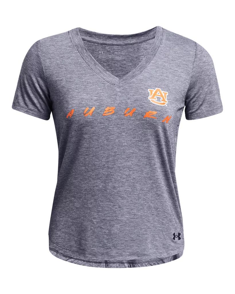 Women's UA Breezy Jersey Collegiate V-Neck T-Shirt Product Image