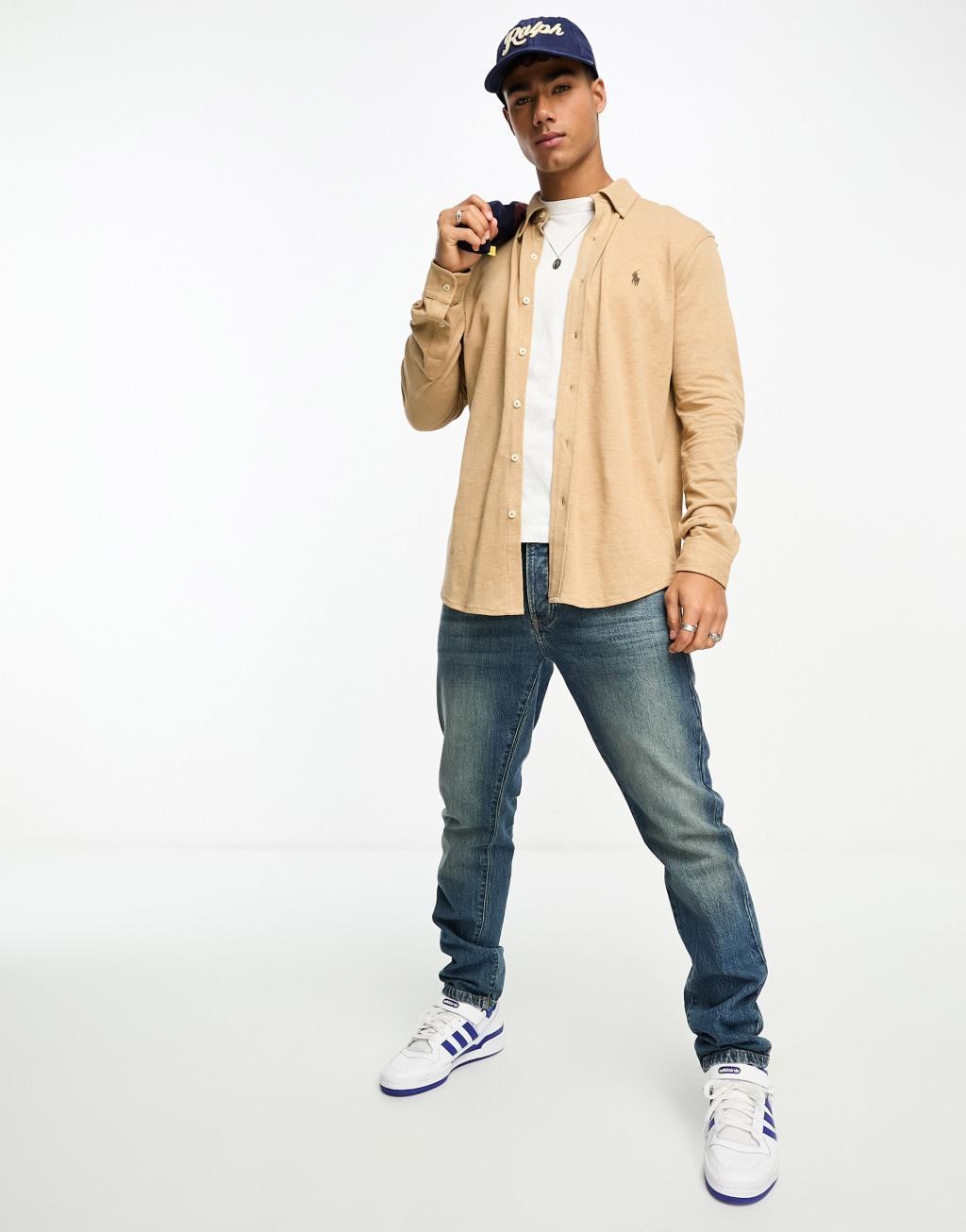 Polo Ralph Lauren icon logo pique shirt Product Image