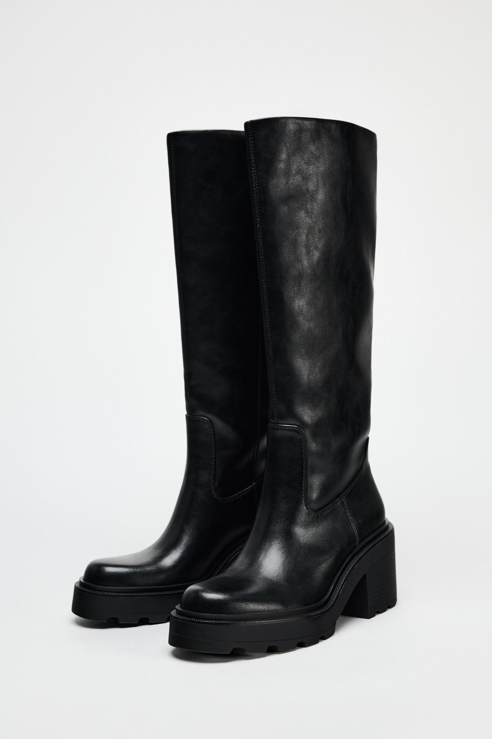 HEELED LUG SOLE BOOTS Product Image