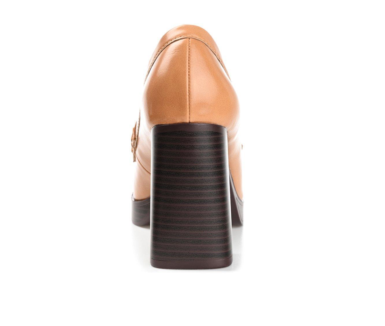 Women's Journee Collection Ezzey Block Heel Platform Loafers Product Image