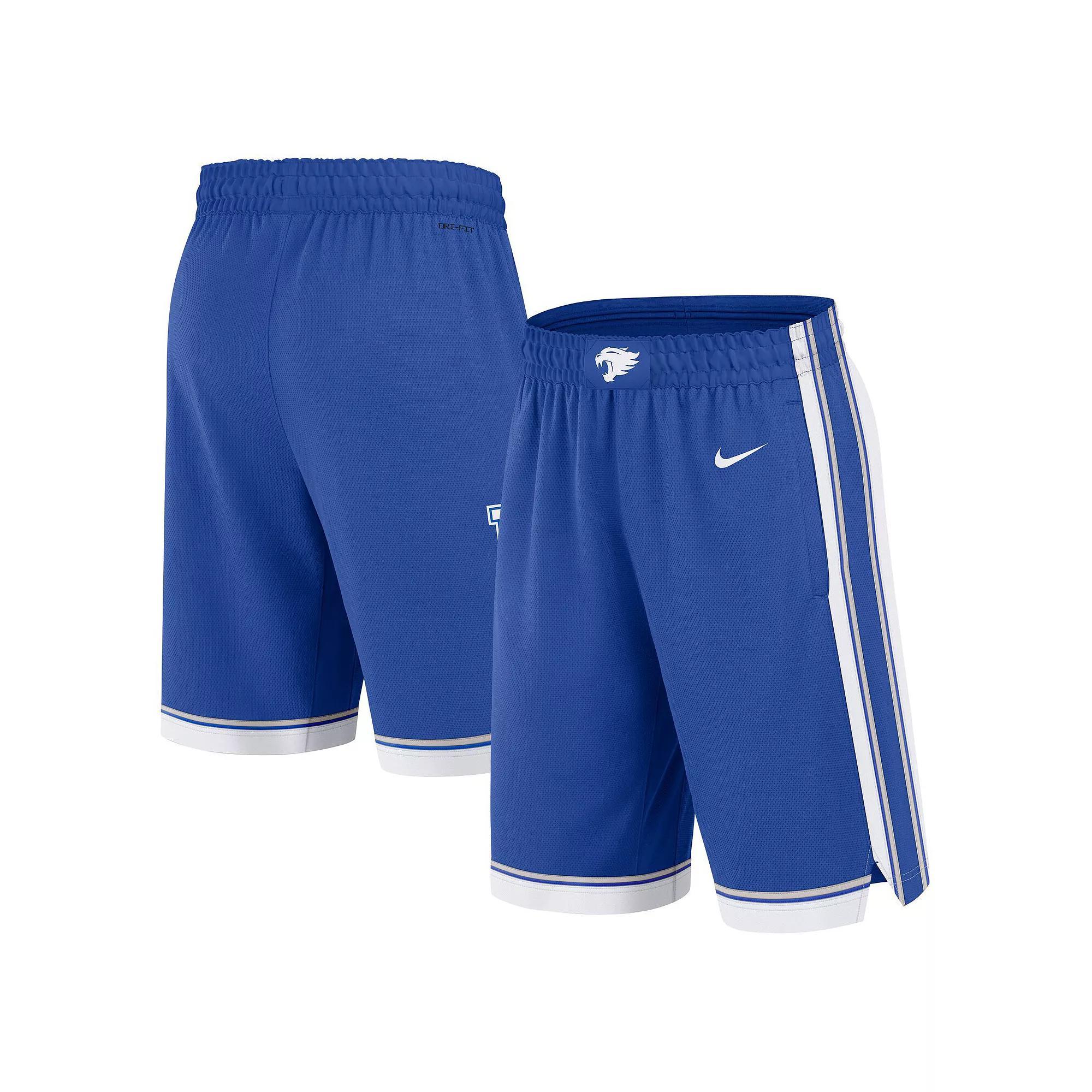 Men's Nike Royal Kentucky Wildcats Road Replica Performance Basketball Shorts, Size: 3XL, Blue Product Image