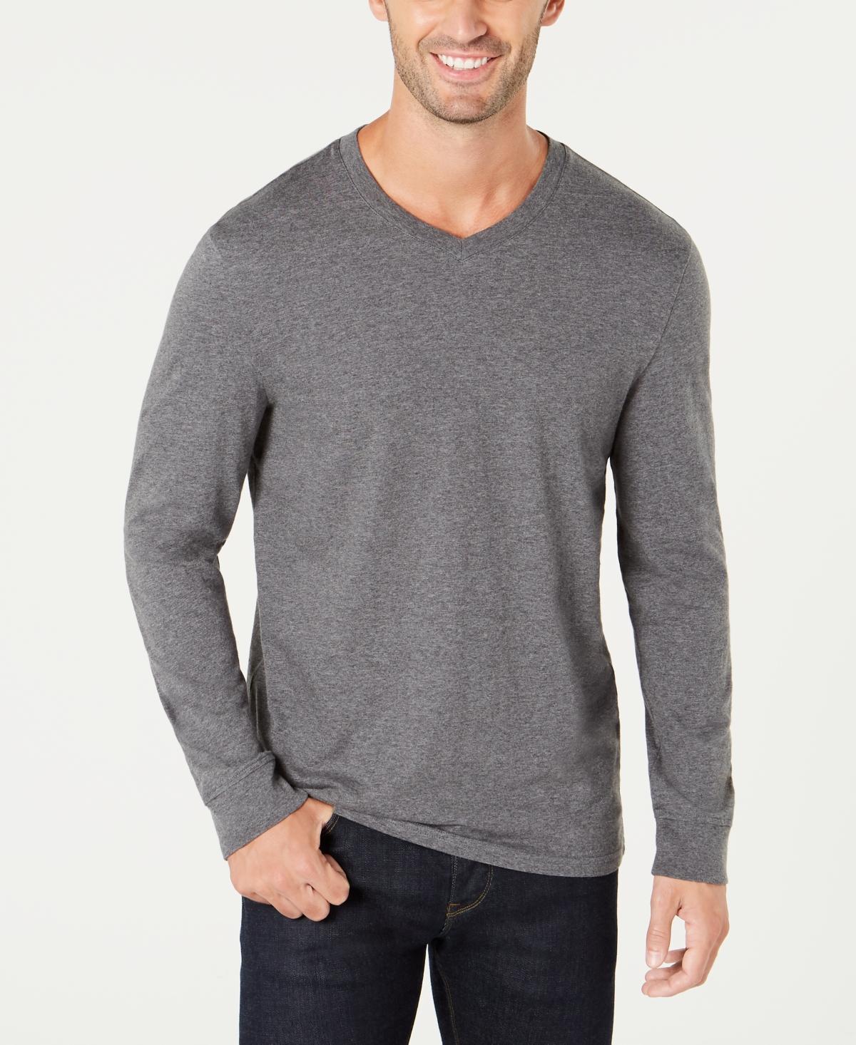 Club Room Mens V-Neck Long Sleeve T-Shirt, Created for Macys Product Image