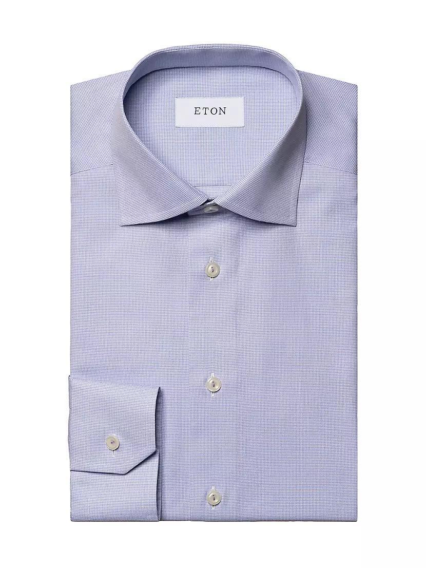 Houndstooth Cotton Twill Shirt Product Image