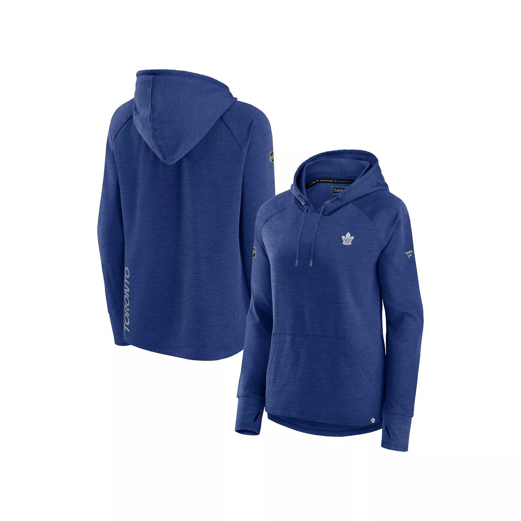 Women's Fanatics Branded  Heather Navy St. Louis Blues Authentic Pro Pullover Hoodie, Size: Large Product Image