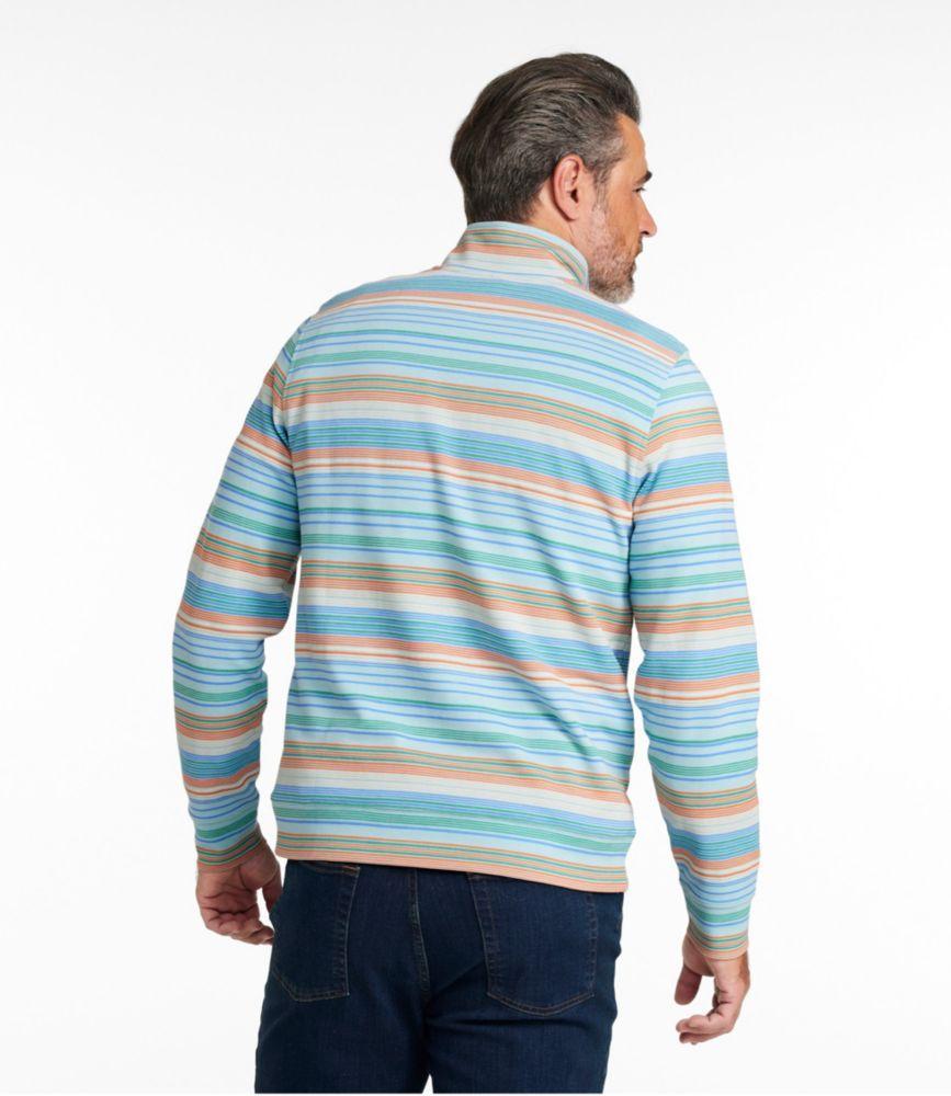 
                            
                                
                                    
                                
                            Men's Comfort Stretch Performance® Piqué, Quarter-Zip Pullover, Stripe
                         Product Image