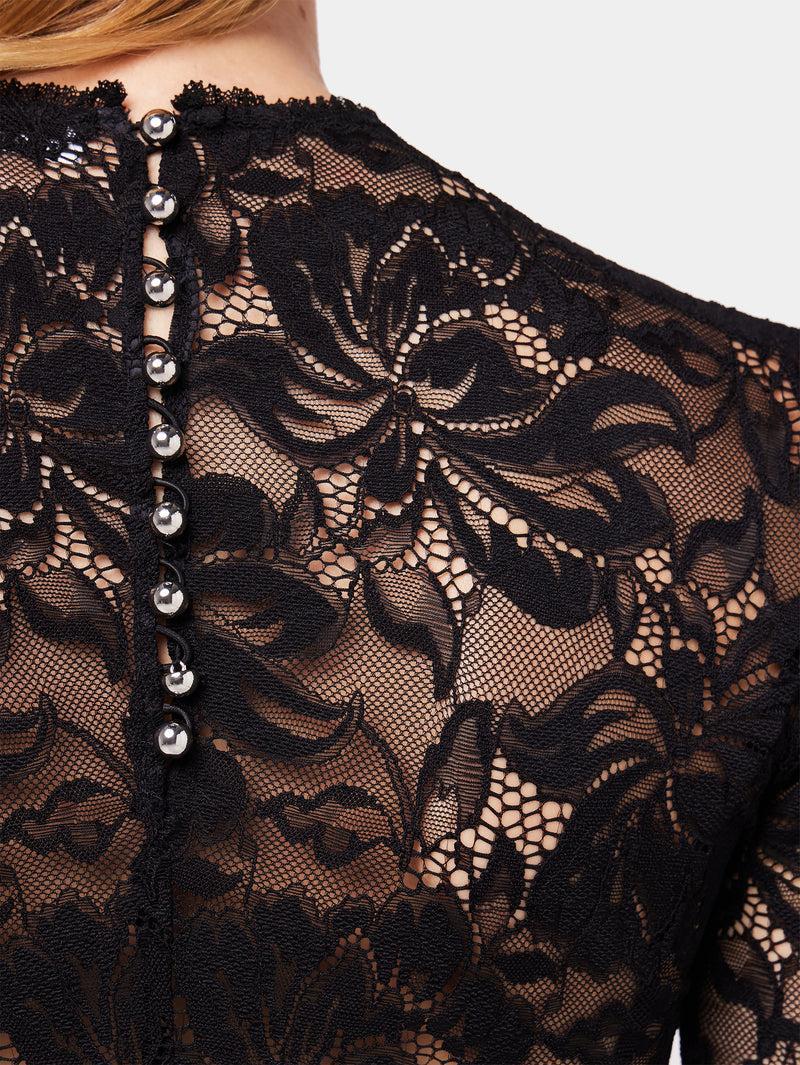 Mini lace black top Product Image