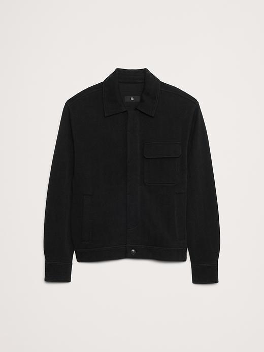 French Terry Shirt Jacket Product Image