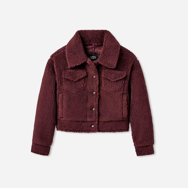 UGG Womens Frankie Short Trucker Jacket Fleece Product Image