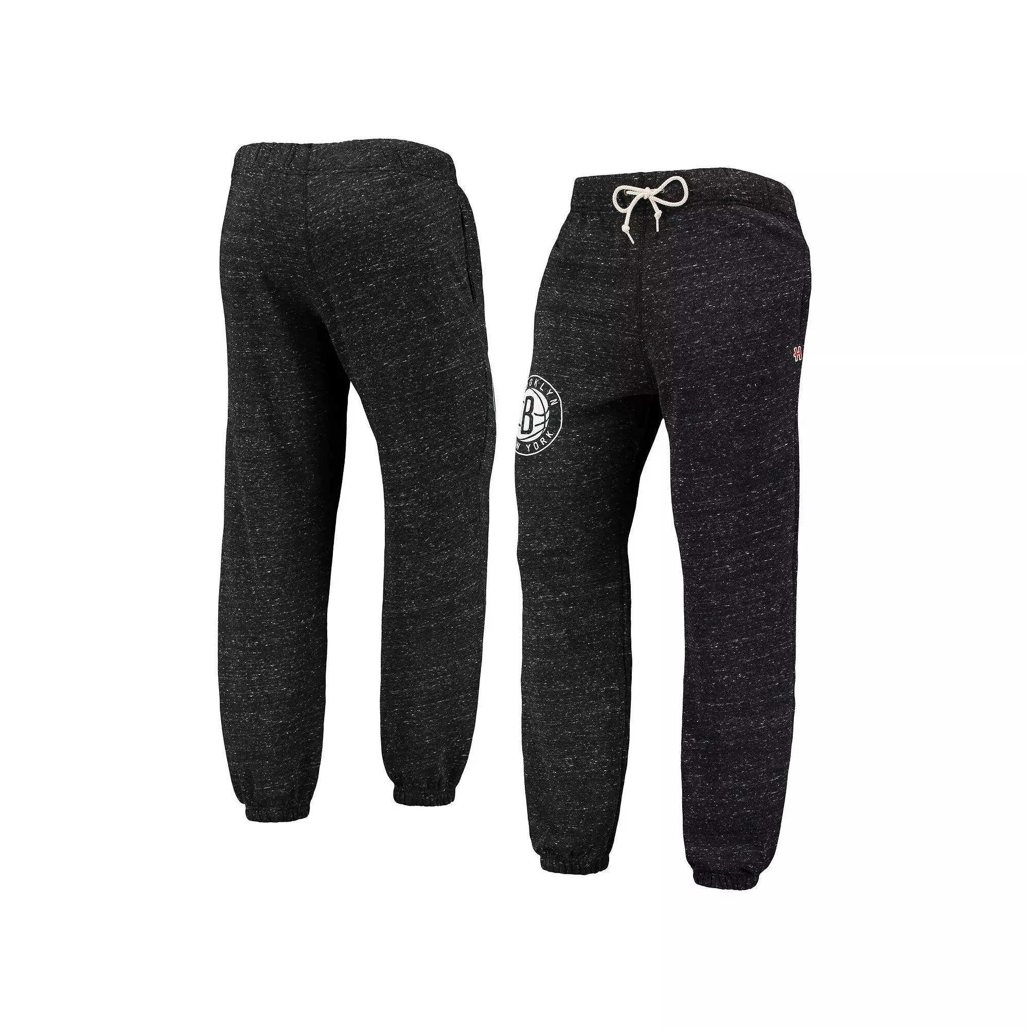 Mens Homage Charcoal Brooklyn Nets Tri-Blend Sweatpants Product Image