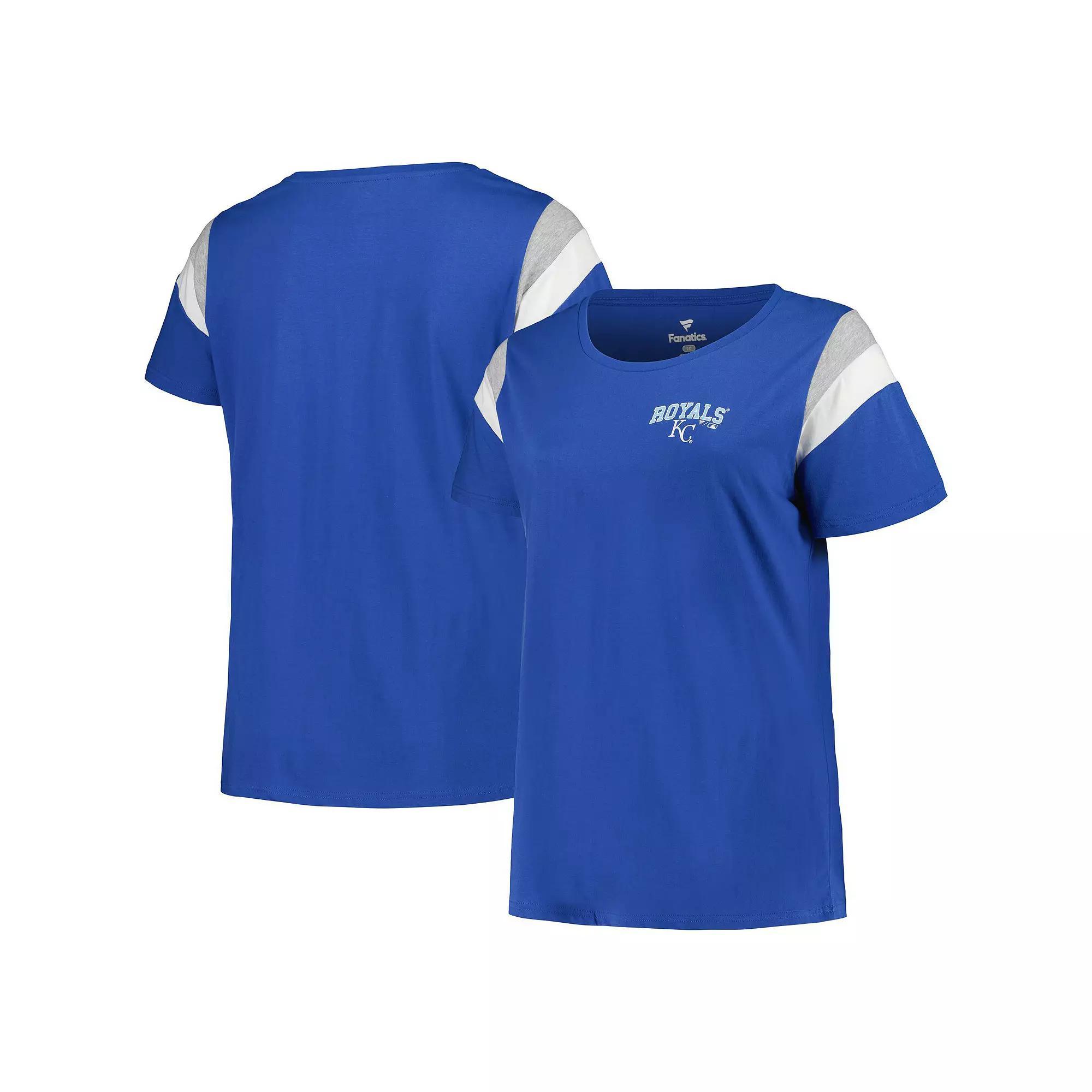 Womens Profile Royal Kansas City Royals Plus Size Scoop Neck T-Shirt Product Image