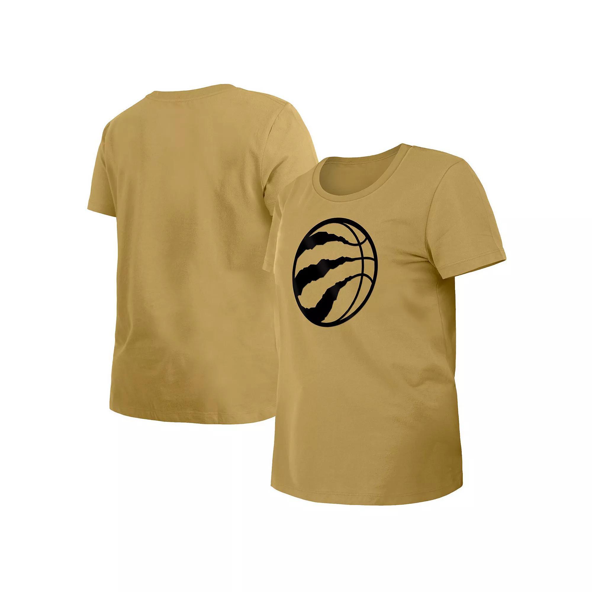 Women's New Era Tan Toronto Raptors 2023/24 City Edition T-Shirt, Size: XS, Rpt Team Product Image