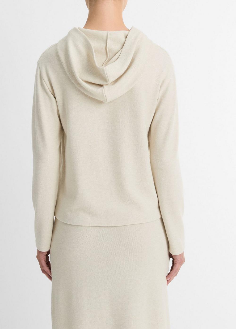Womens Cozy Long-Sleeve Hoodie, Dark Heather Grey, Size L Vince Product Image
