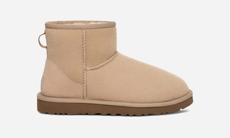 UGG Womens Classic Mini II Sheepskin Classic Boots Product Image