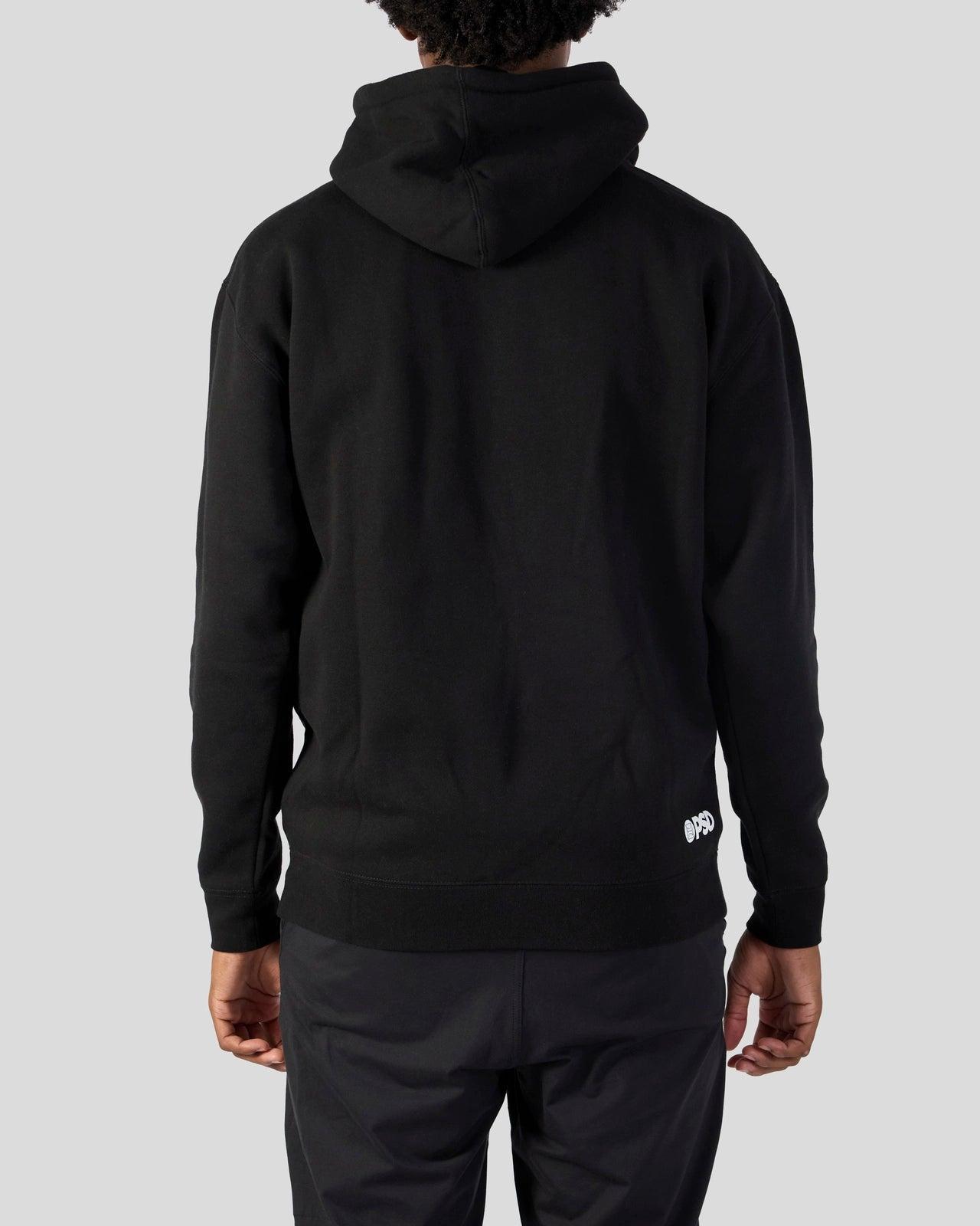 PSD Black Hoodie Male Product Image