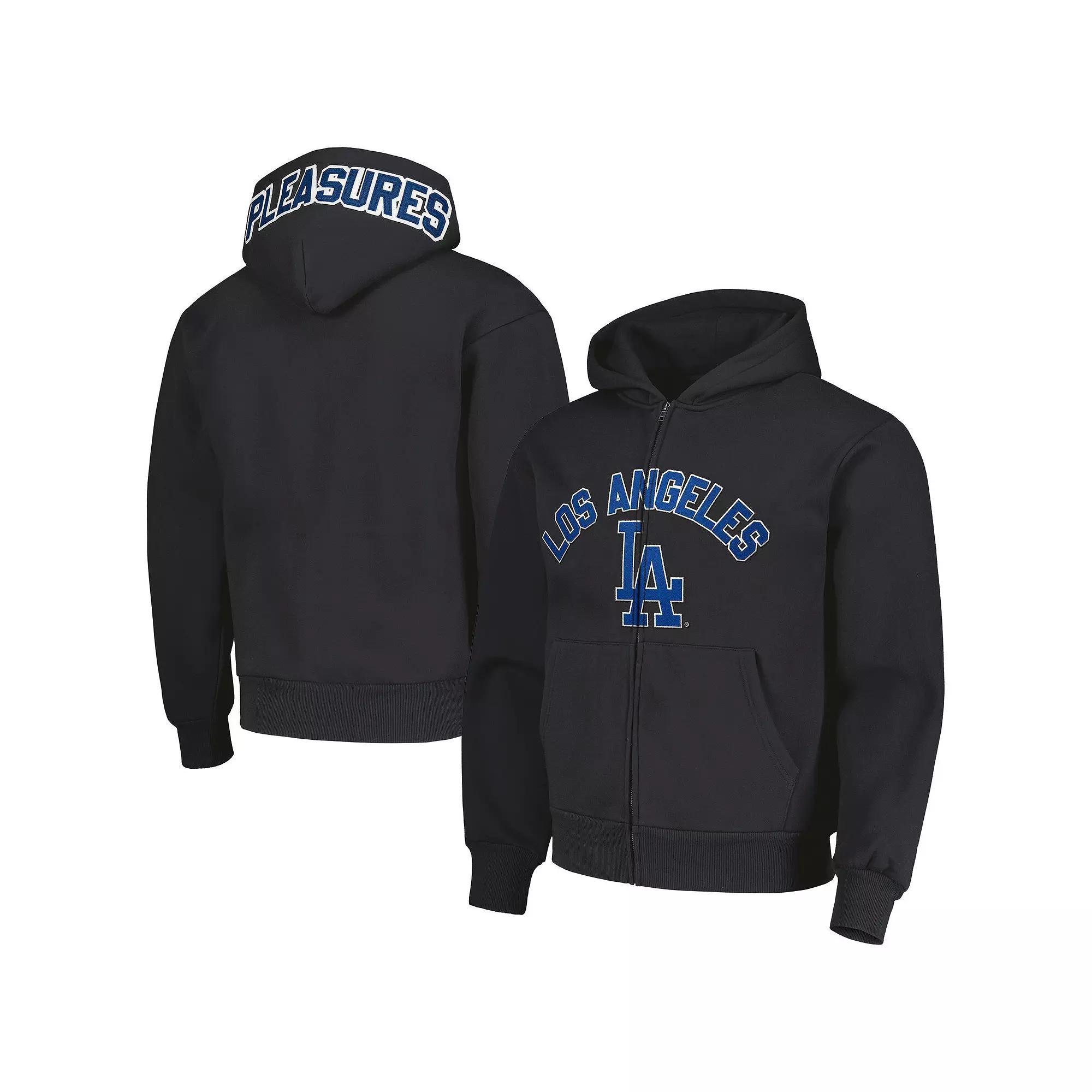 Men's Black Los Angeles Dodgers Opening Day Full-Zip Hoodie, Size: Small Product Image
