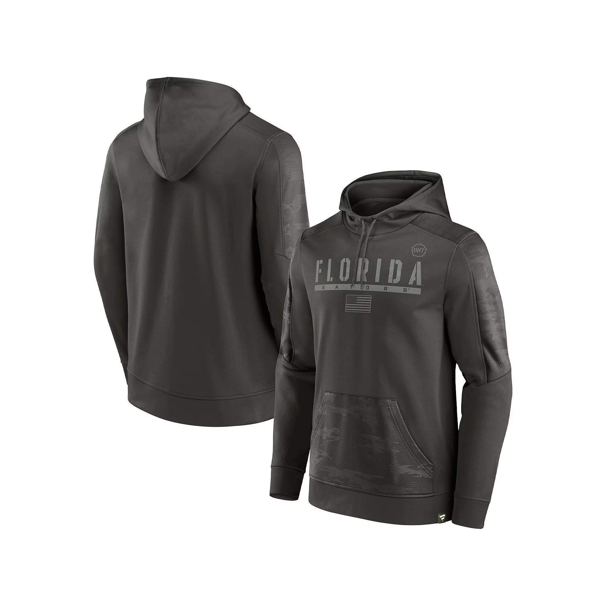 Men's Fanatics Branded Olive Oklahoma Sooners OHT Military Appreciation Guardian Pullover Hoodie, Size: Medium, Team Product Image