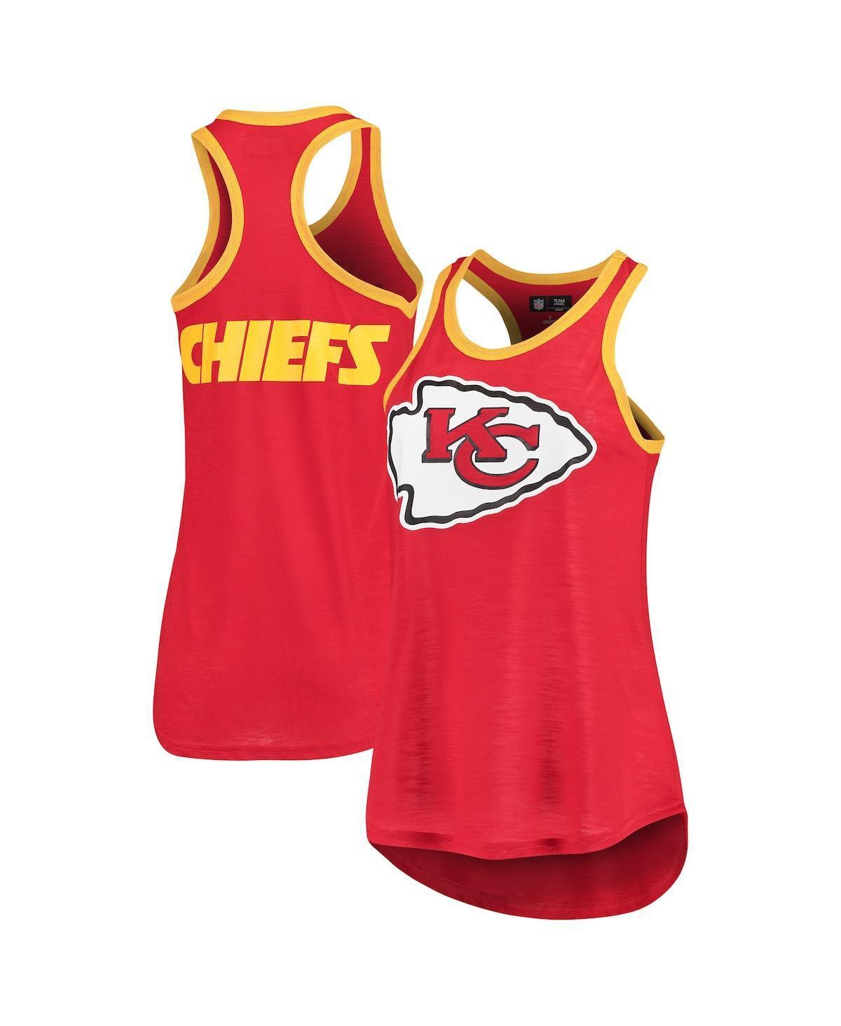 Women's G-III 4Her by Carl Banks Red Kansas City Chiefs Tater Tank Top, Size: Small Product Image