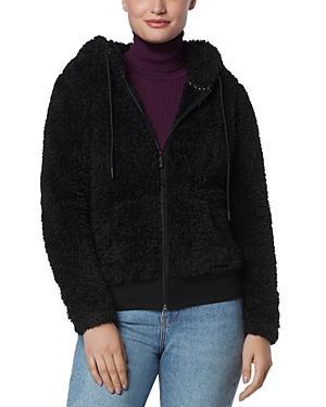 Marc New York Faux Fur Zip Up Hoodie Product Image