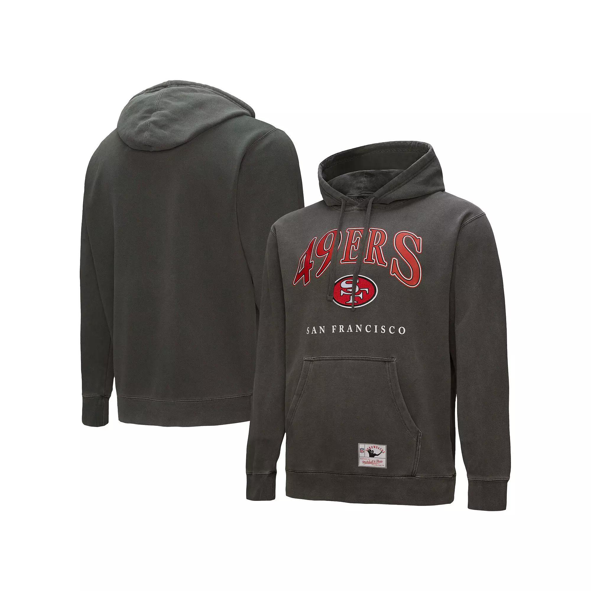 Men's Mitchell & Ness  Gray San Francisco 49ers Slot Pullover Hoodie, Size: 3XL, Grey Product Image