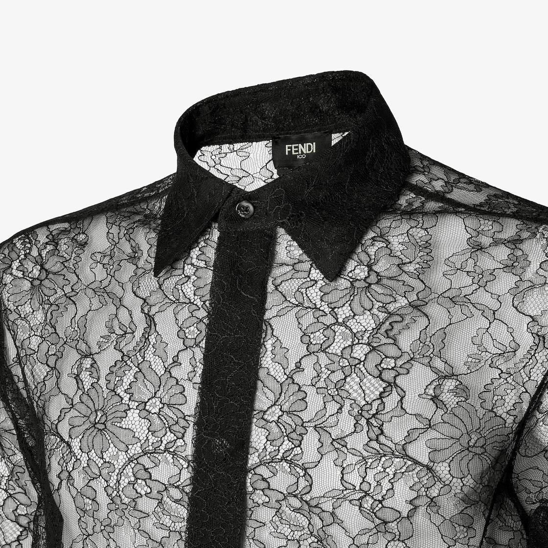 ShirtBlack lace shirt Product Image