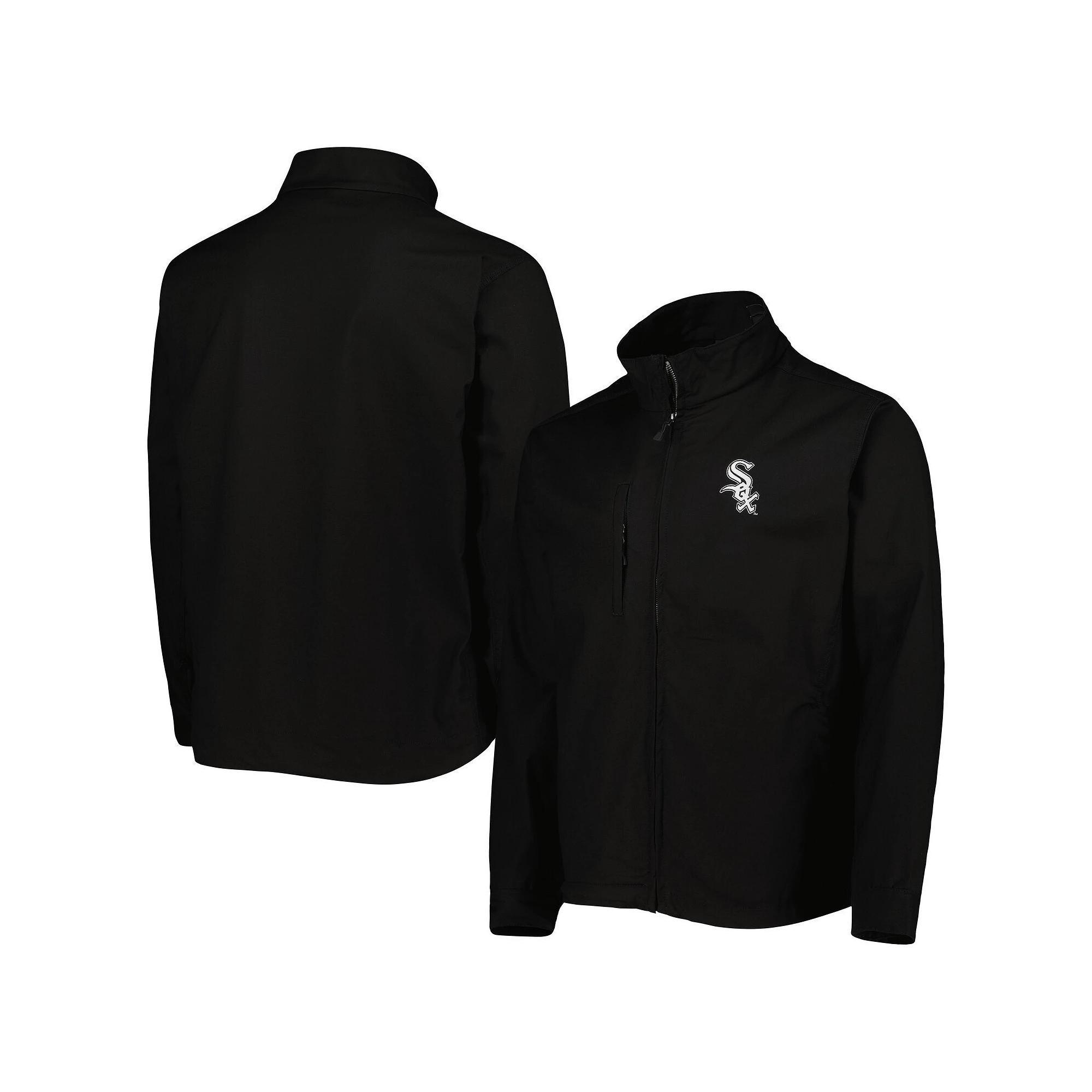 Men's Dunbrooke Black Chicago White Sox Journey Tri-Blend Full-Zip Jacket, Size: Medium Product Image