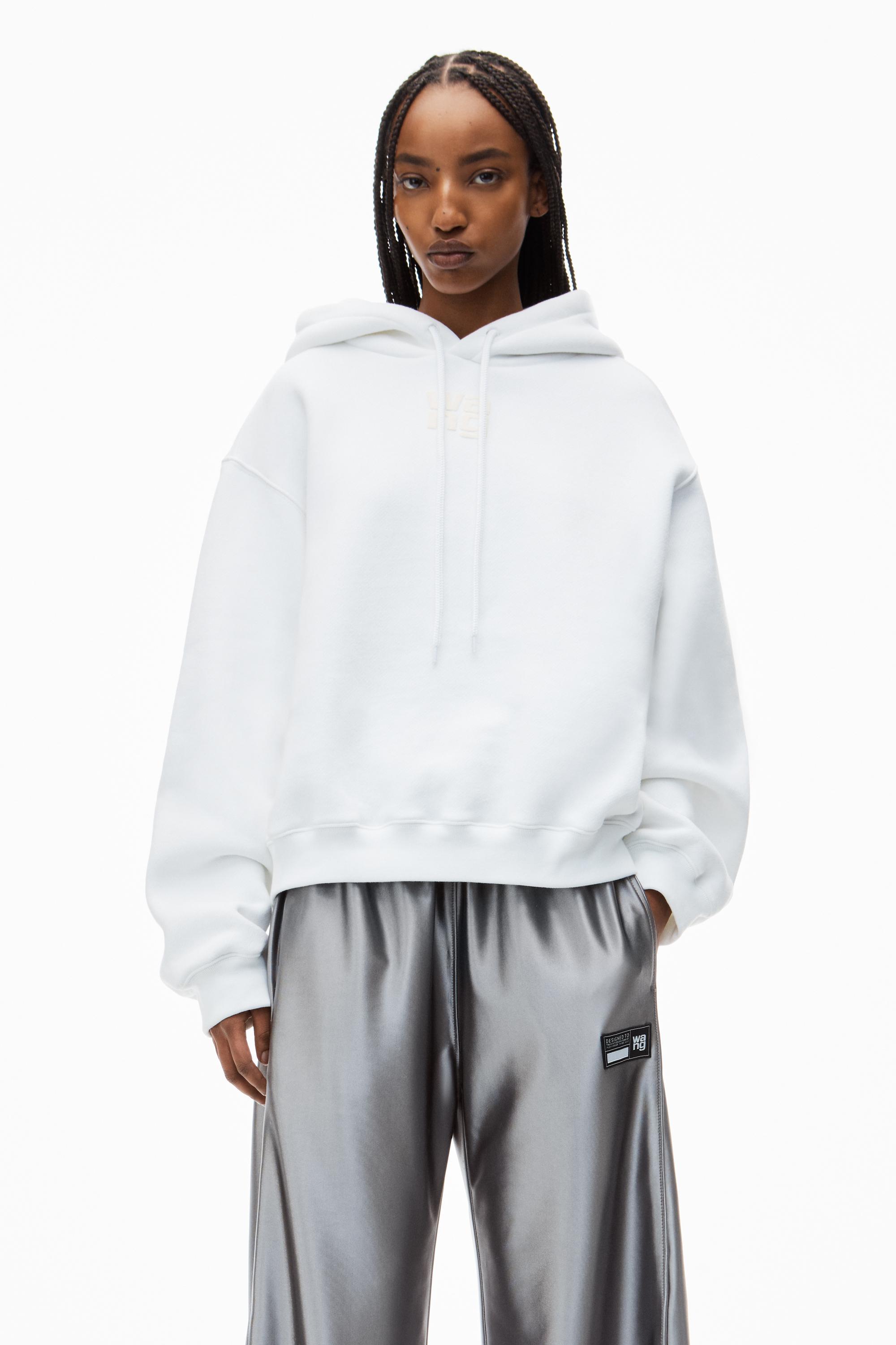 Puff Logo Hoodie In Structured Terry Product Image