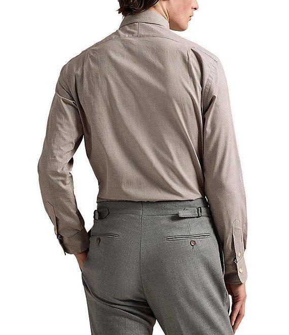 Polo Ralph Lauren Classic Fit Houndstooth Twill Long Sleeve Woven Shirt Product Image