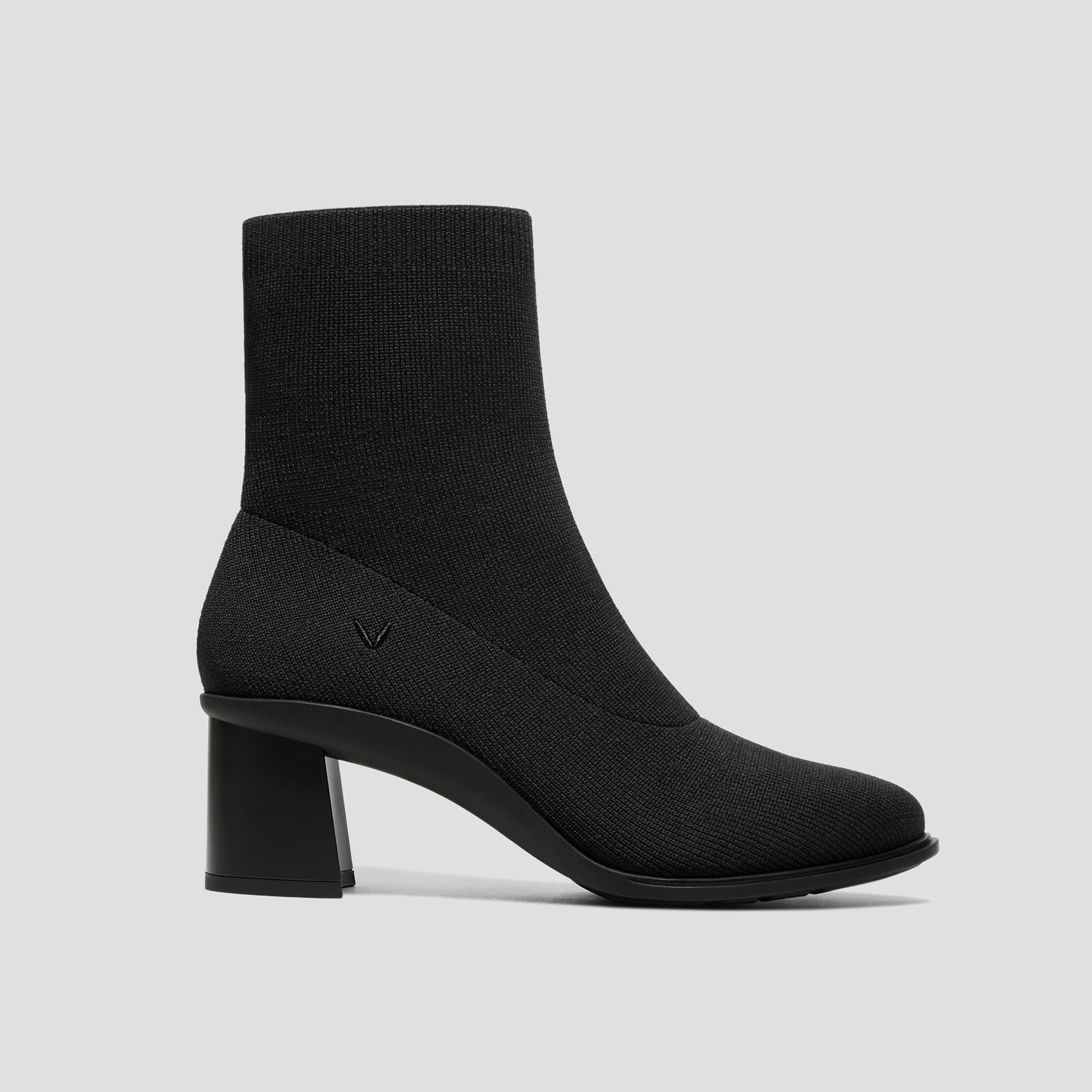 Almond-Toe Running Heel Boots (Amanda) Product Image