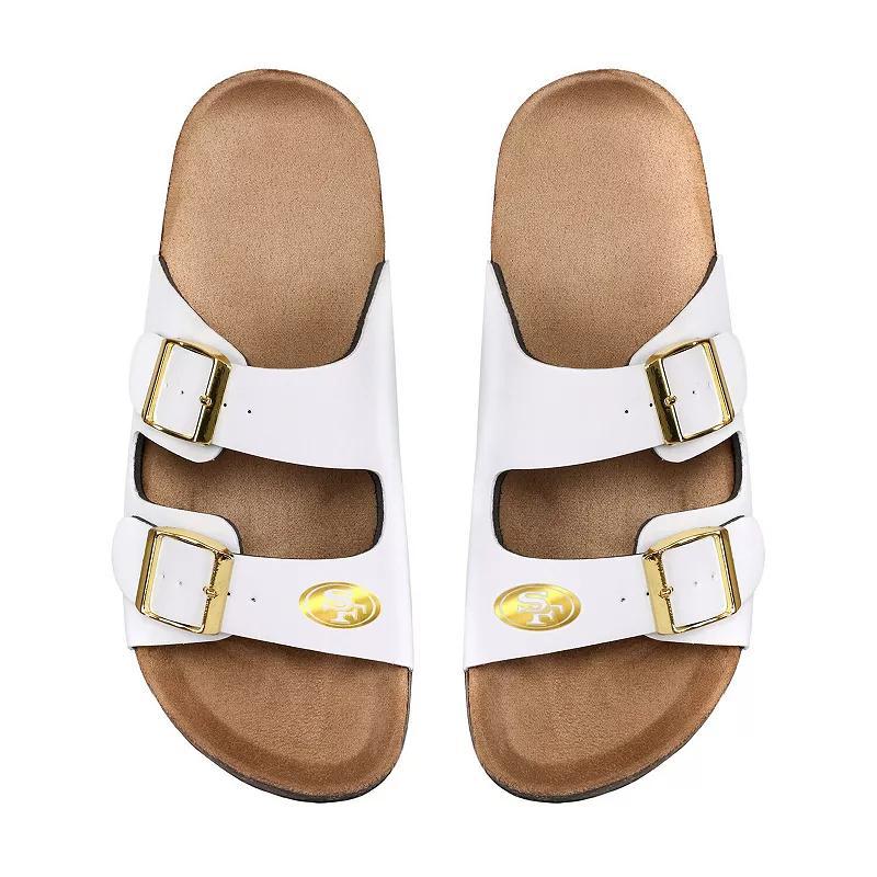 Women's FOCO Boston Bruins Double-Buckle Sandals, Size: 5/6, White Product Image