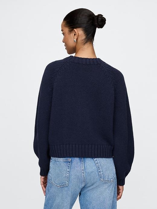 Relaxed Balloon-Sleeve Sweater Product Image