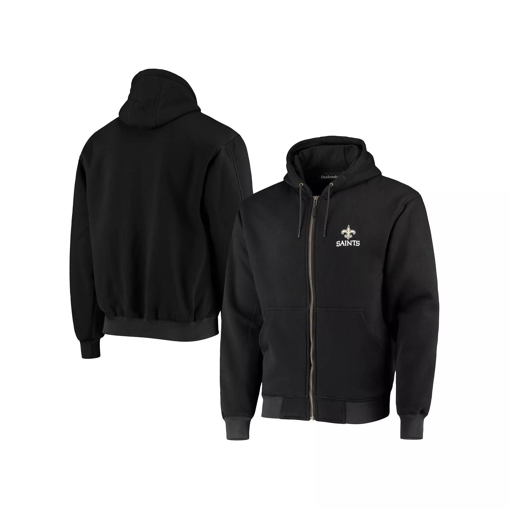 Mens Dunbrooke New Orleans Saints Craftsman Thermal-Lined Full-Zip Hoodie Product Image
